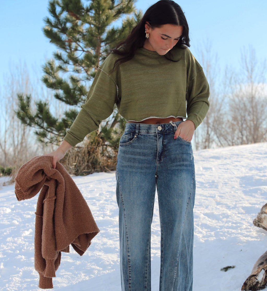 Logan Cropped Long Sleeve