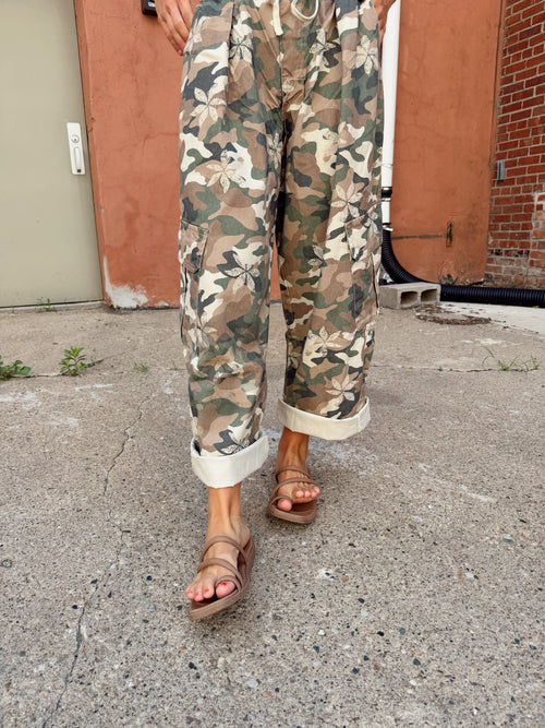 Camo Cargo Twill Pants
