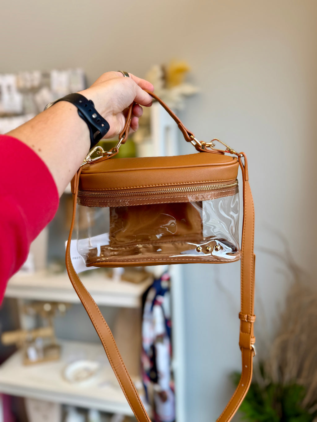 Carissa Clear Crossbody