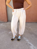 Soft Knit Barrel Pants