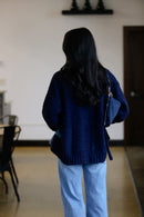 David Denim Sweater Cardi