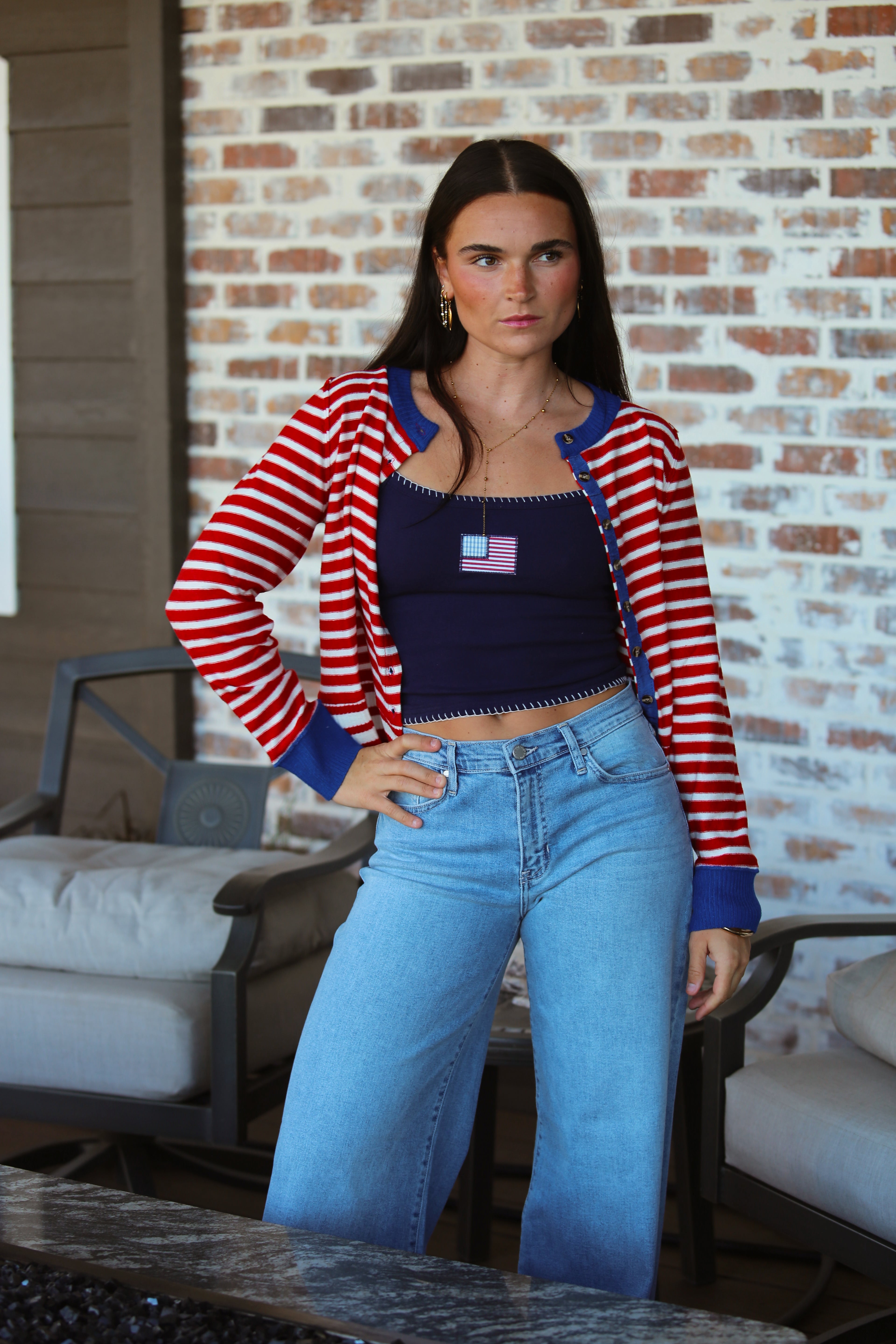 Cherry and Stripe Sweater