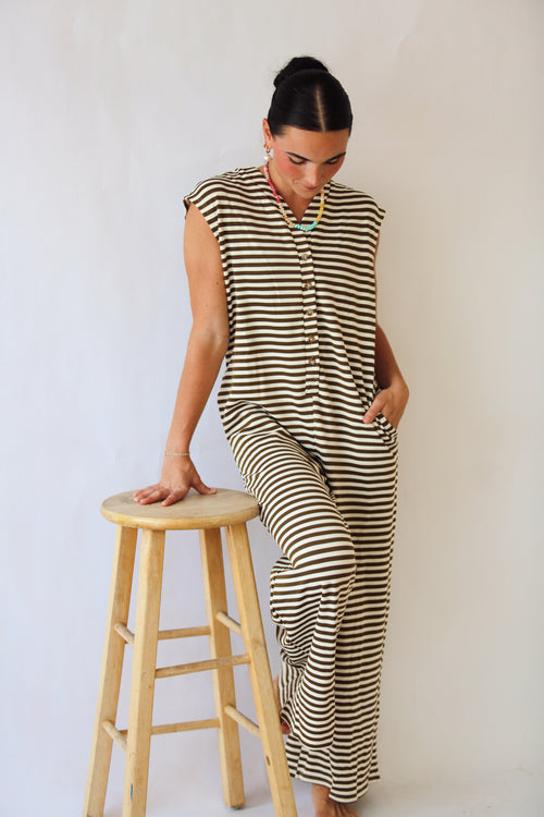 Jackson Stripe Jumpsuit