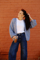 Cozy Blue Cardigan