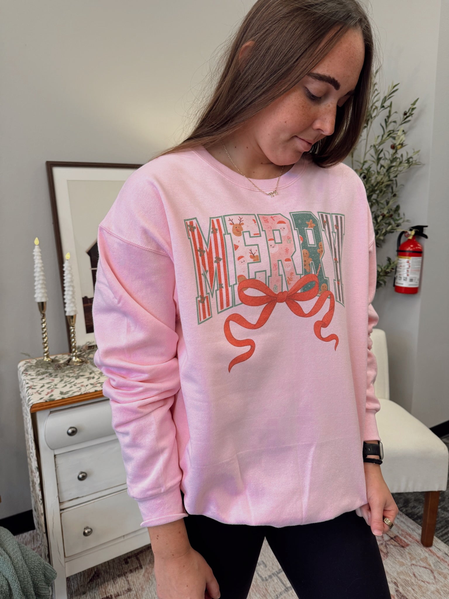 Pink Merry Crewneck