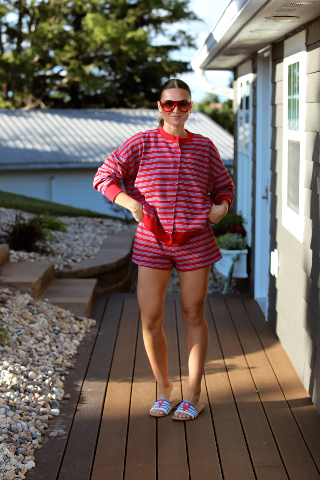 Summer Social Striped Sweater