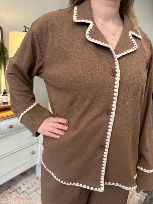 Brushed Knit PJ Set