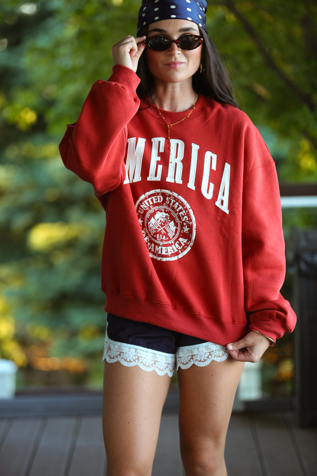 America Graphic Pullover