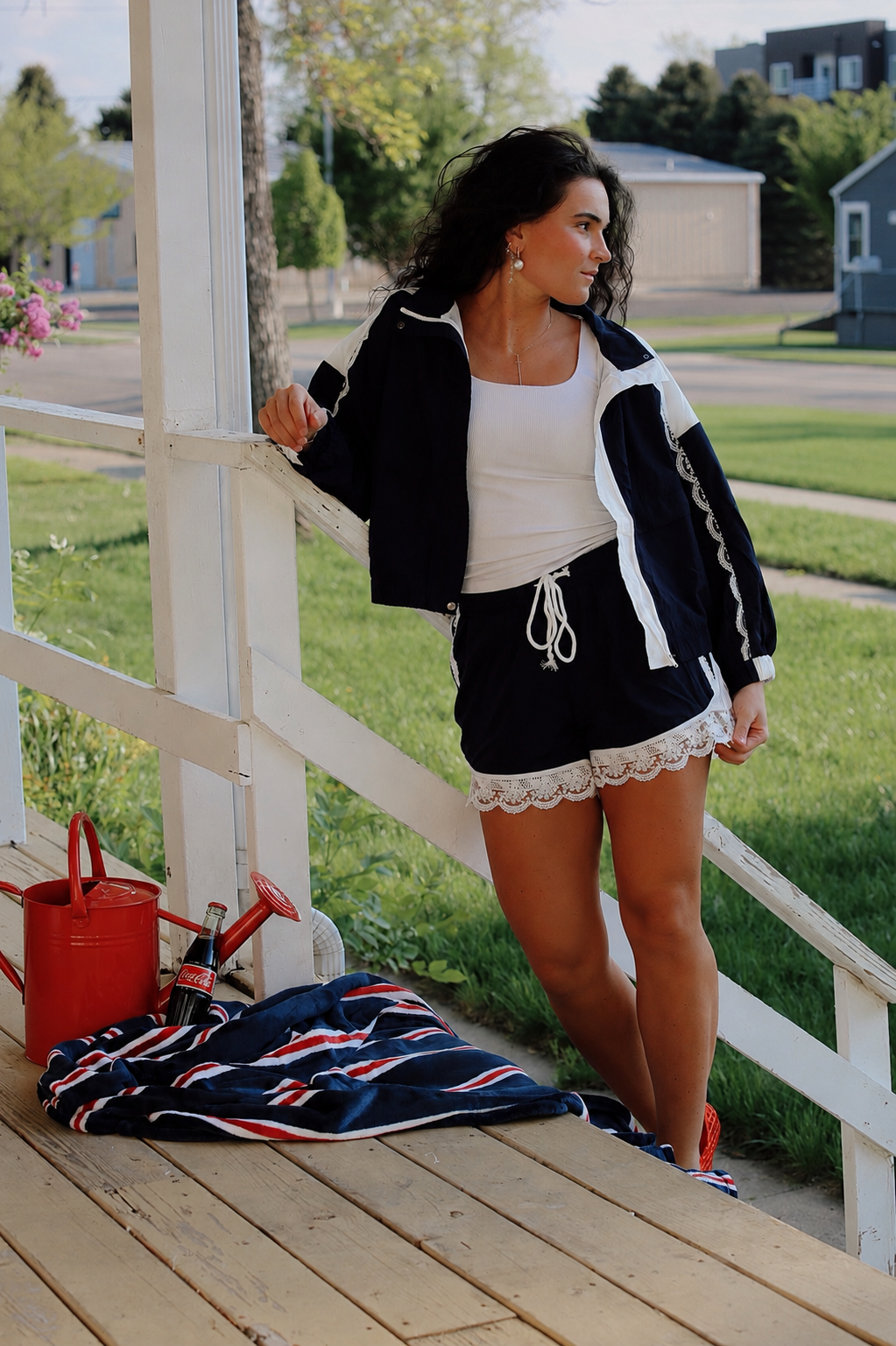 Libby Lace Track Jacket