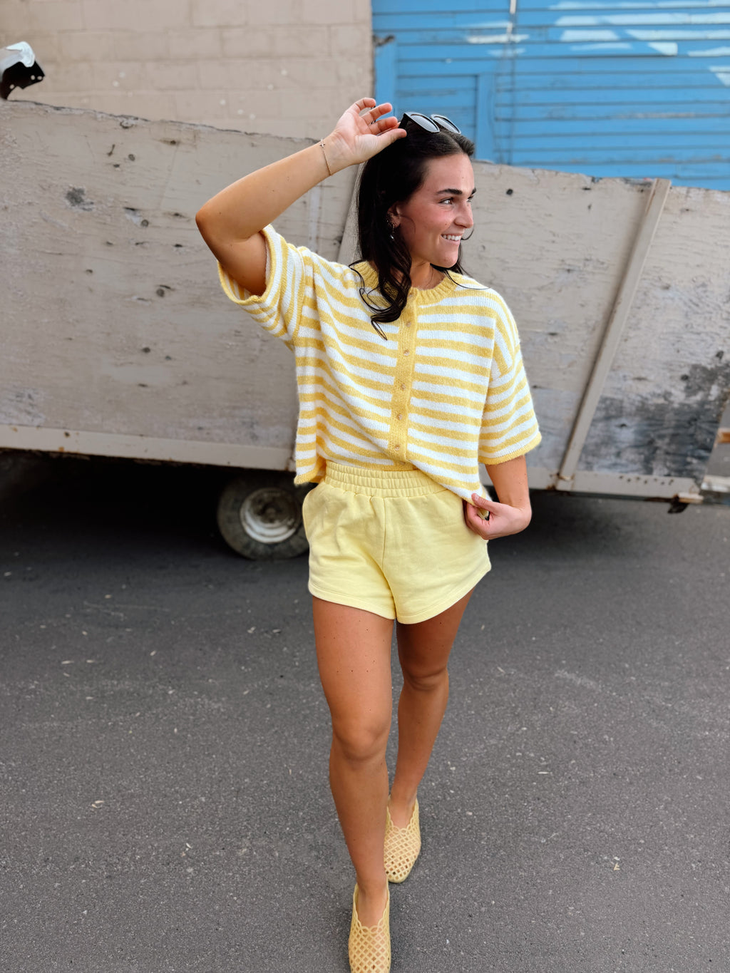 The Playground Stripped Cardi