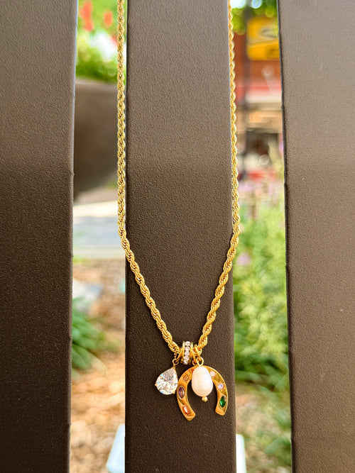 Horseshoe Charm Necklace