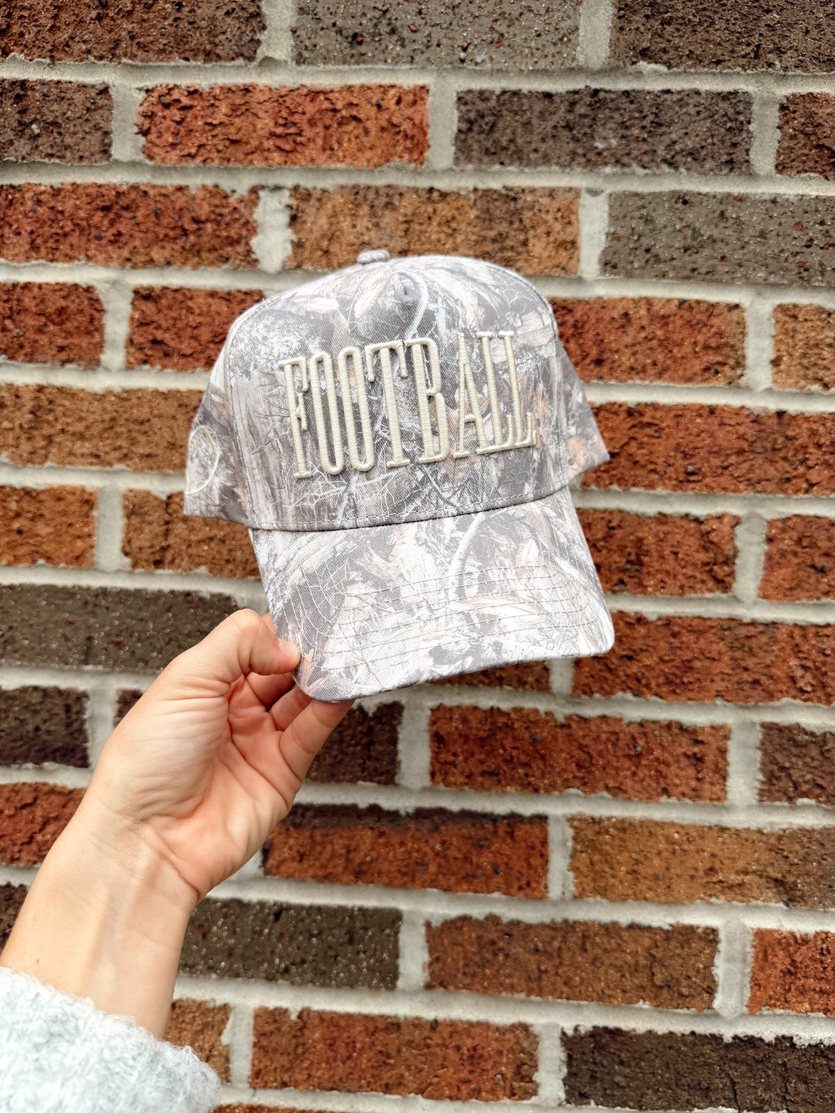 Camo Football Trucker
