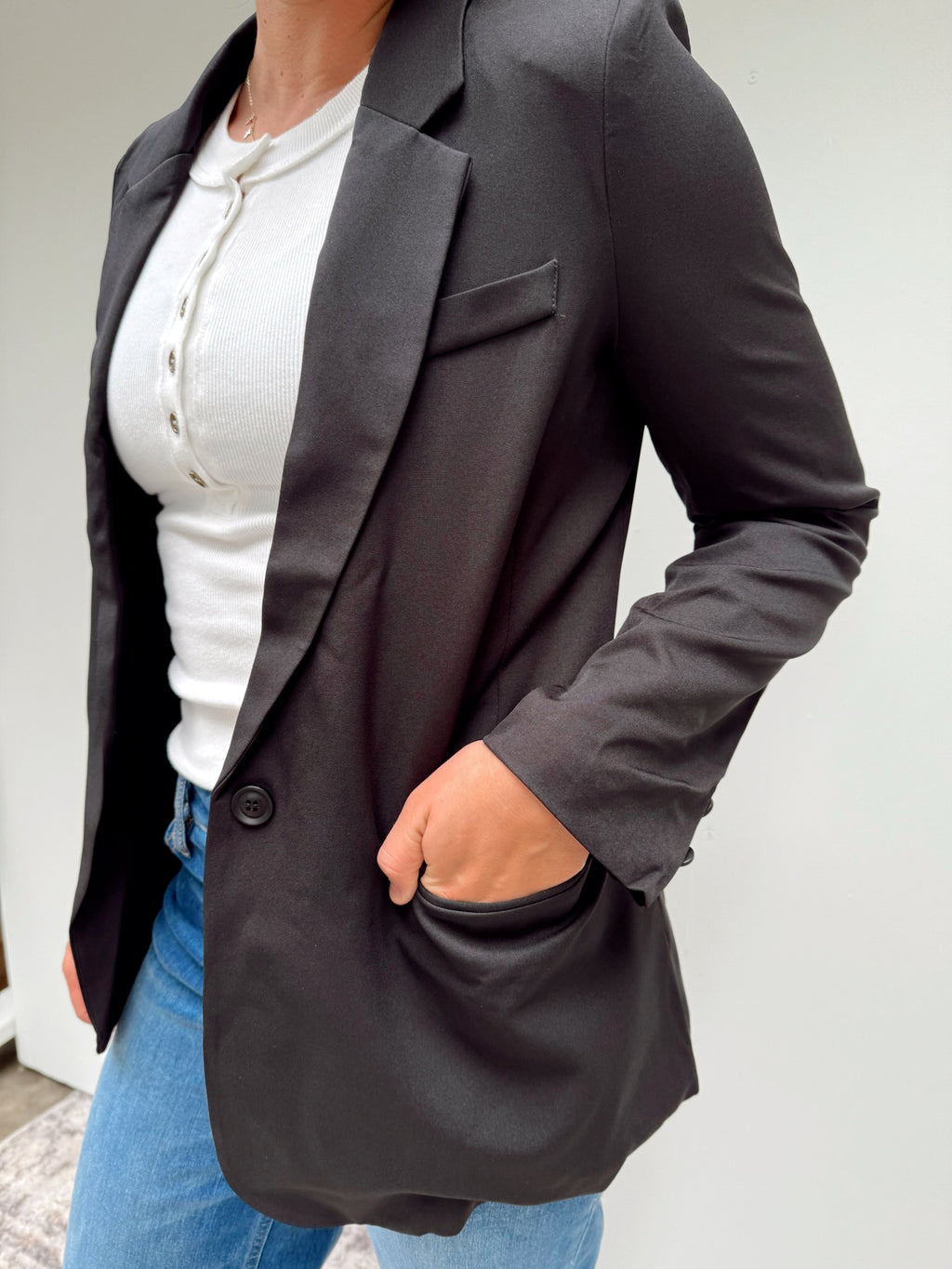 Classic Black Blazer
