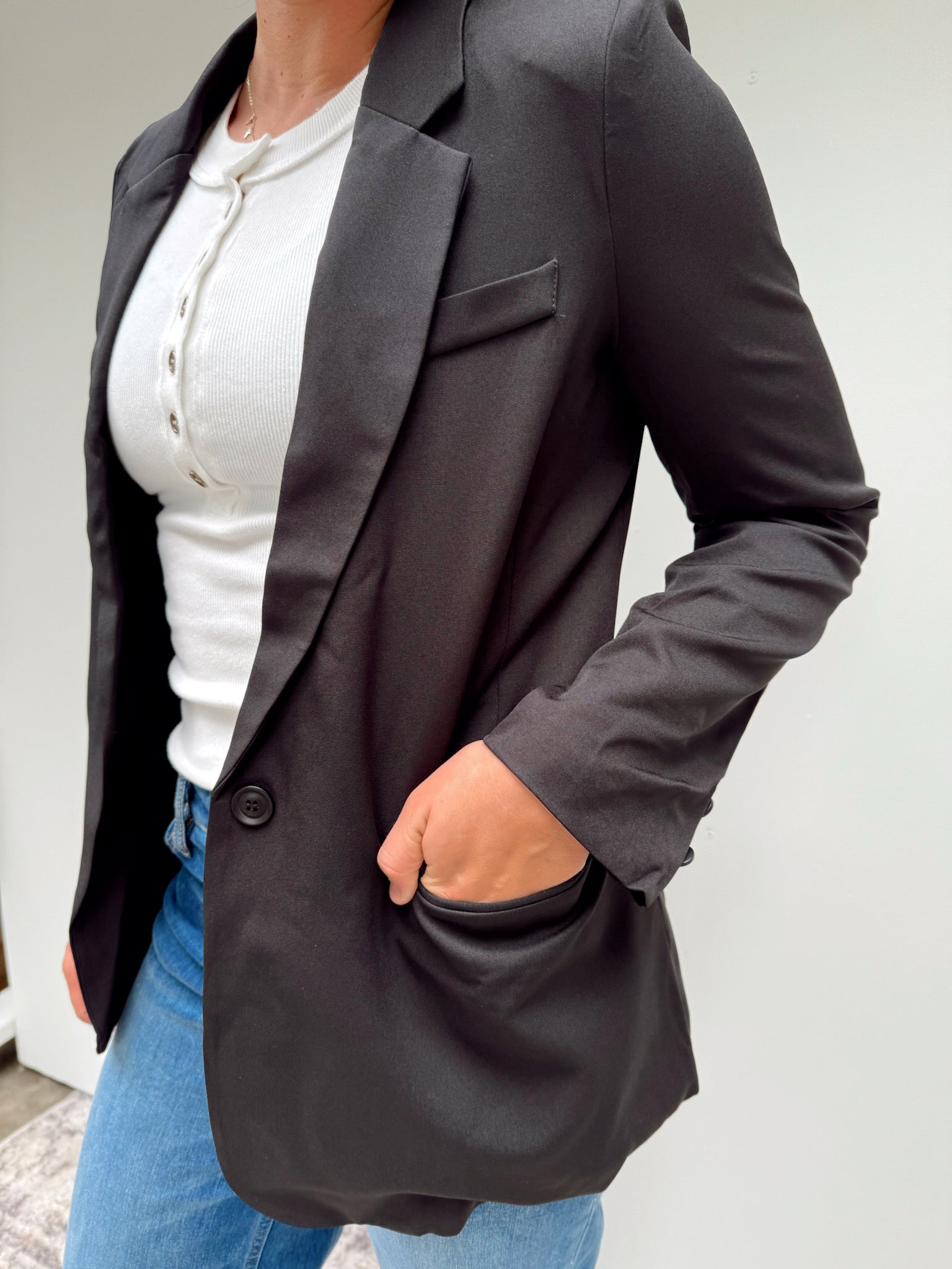 Classic Black Blazer