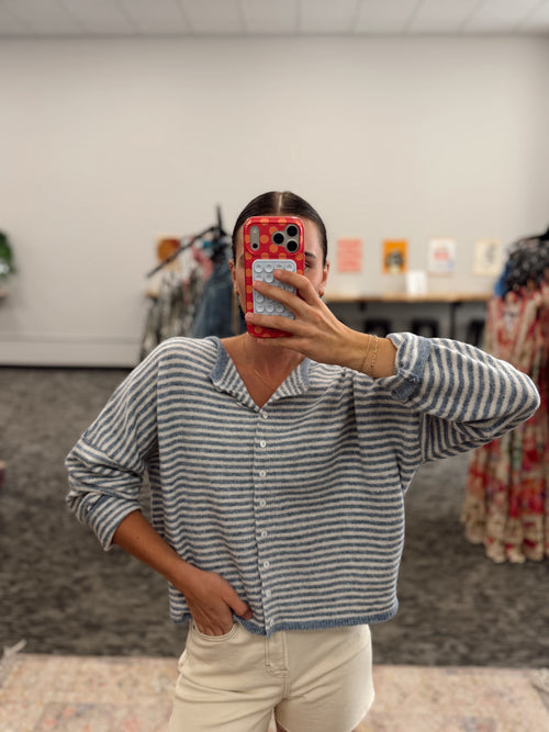 Isla Stripe Cardigan