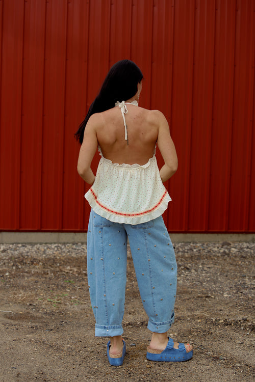 Hayden Halter Ruffle Tank