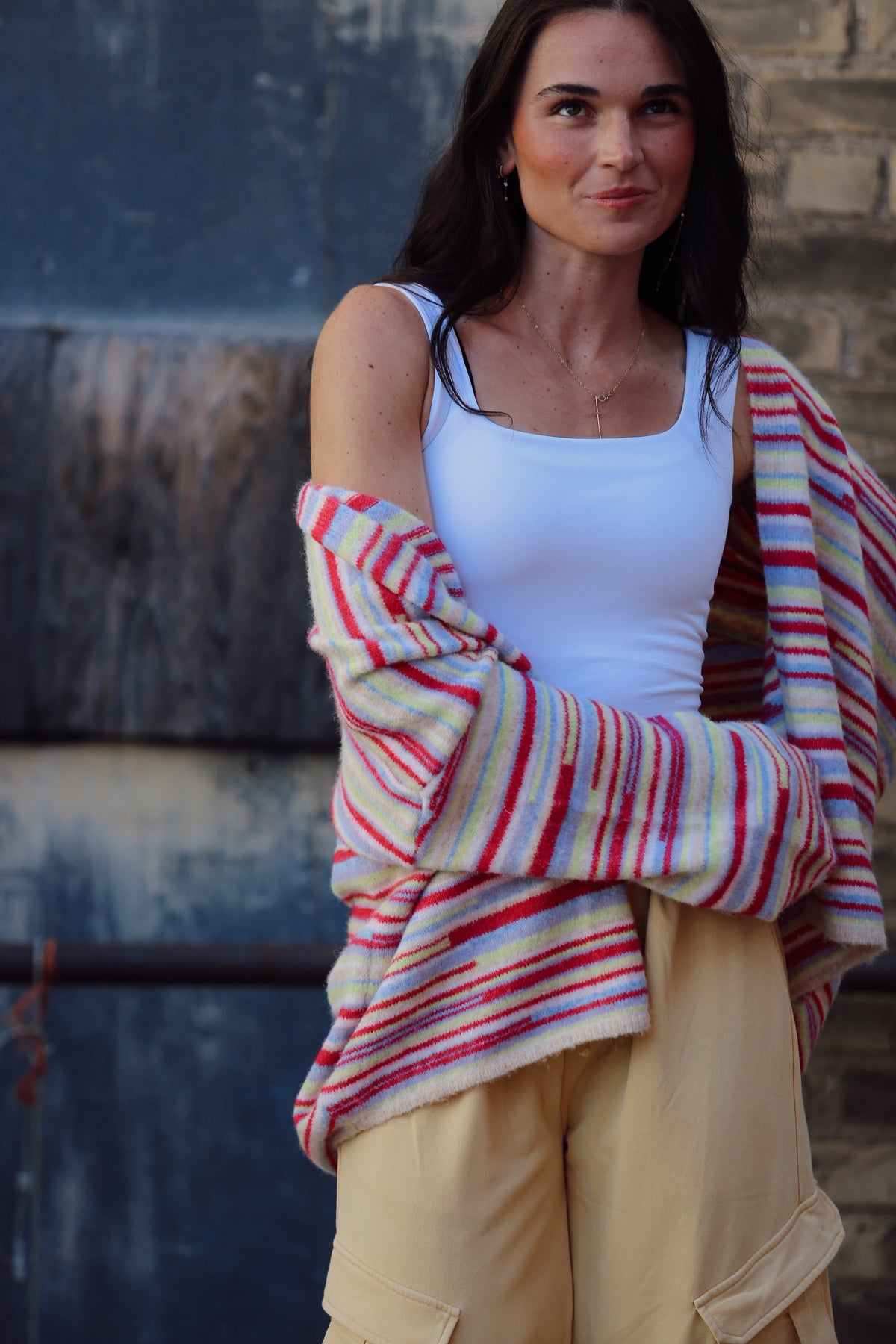 Owen Open Front Cardigan