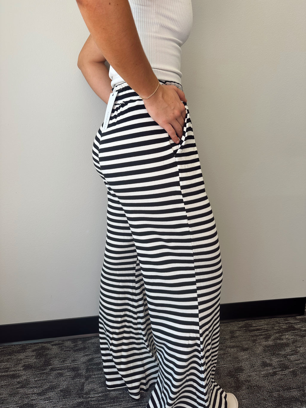 Striped Palazzo Pants