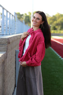 Hometown Heritage Cardigan (Burgundy)