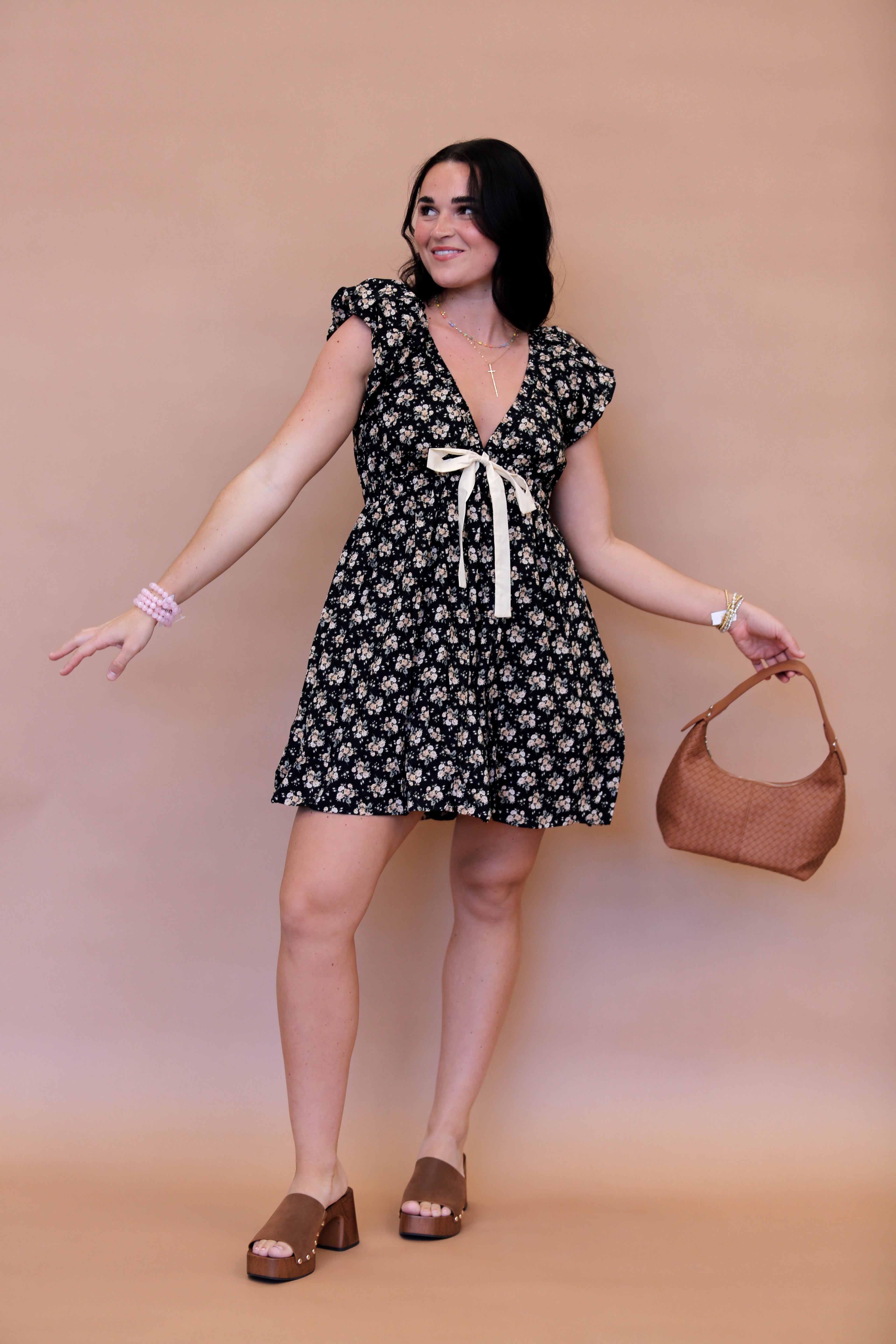 Calista Bubble Hem Dress