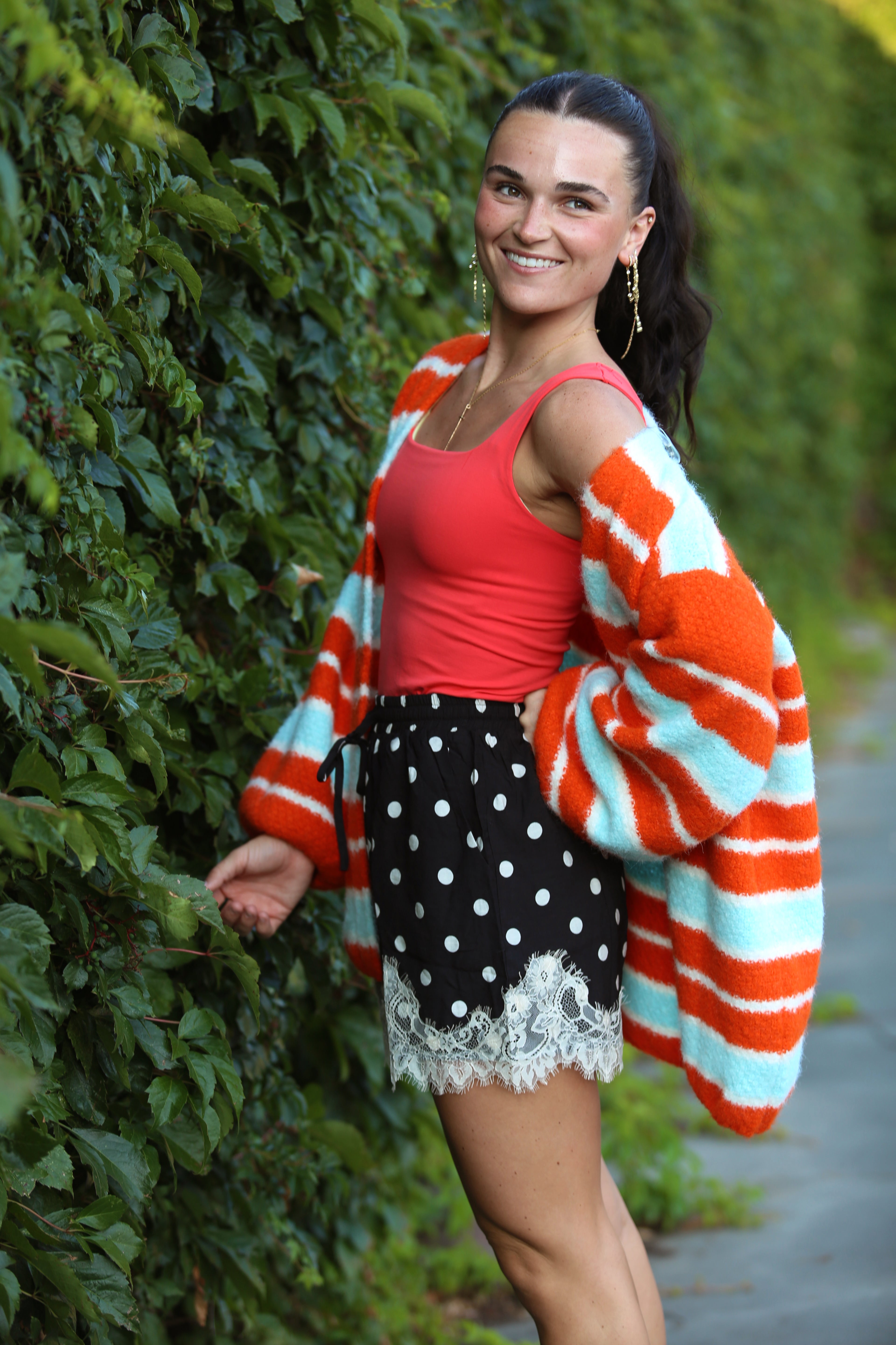 Mohair Stripe Cardi