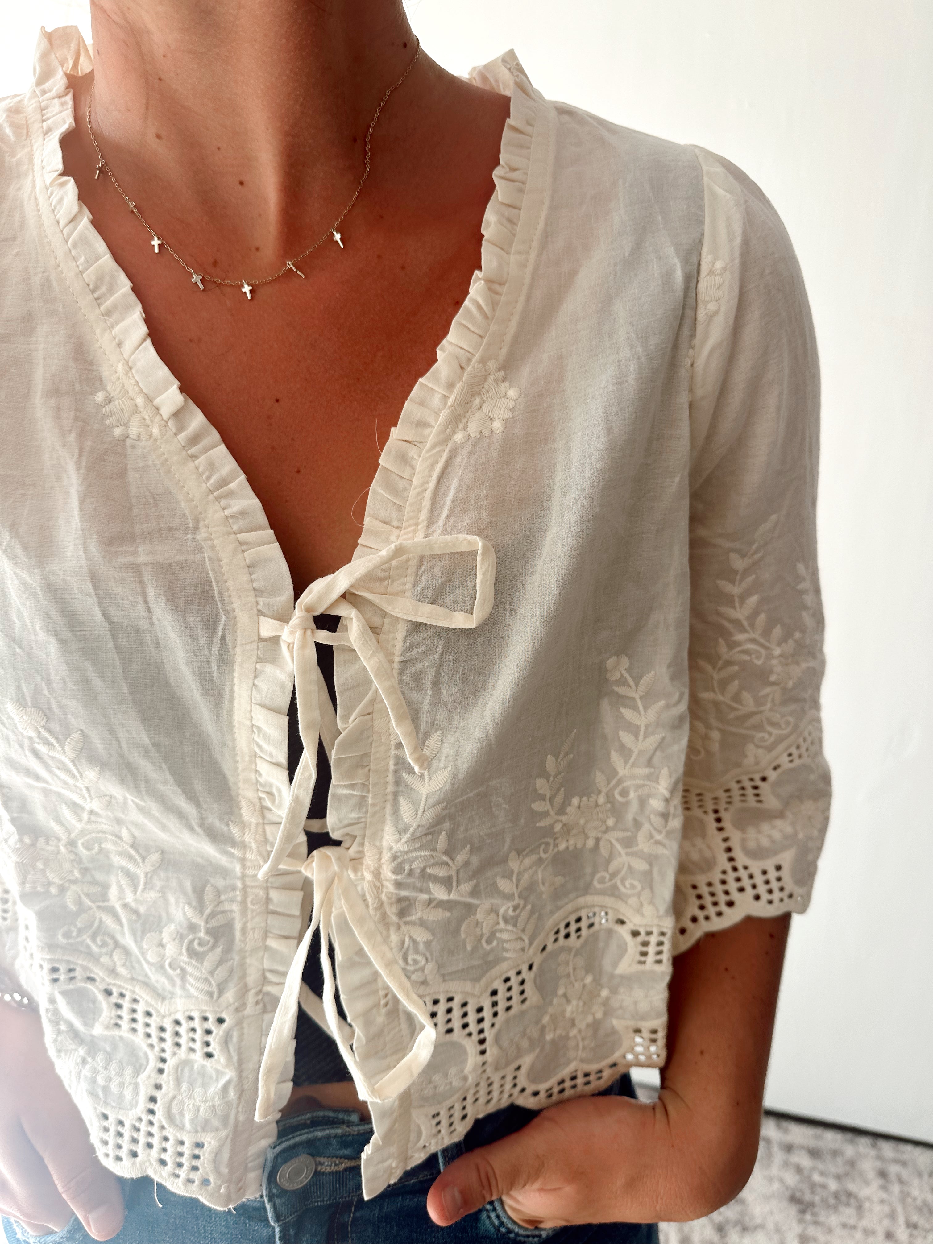 Embroidered Ella Blouse
