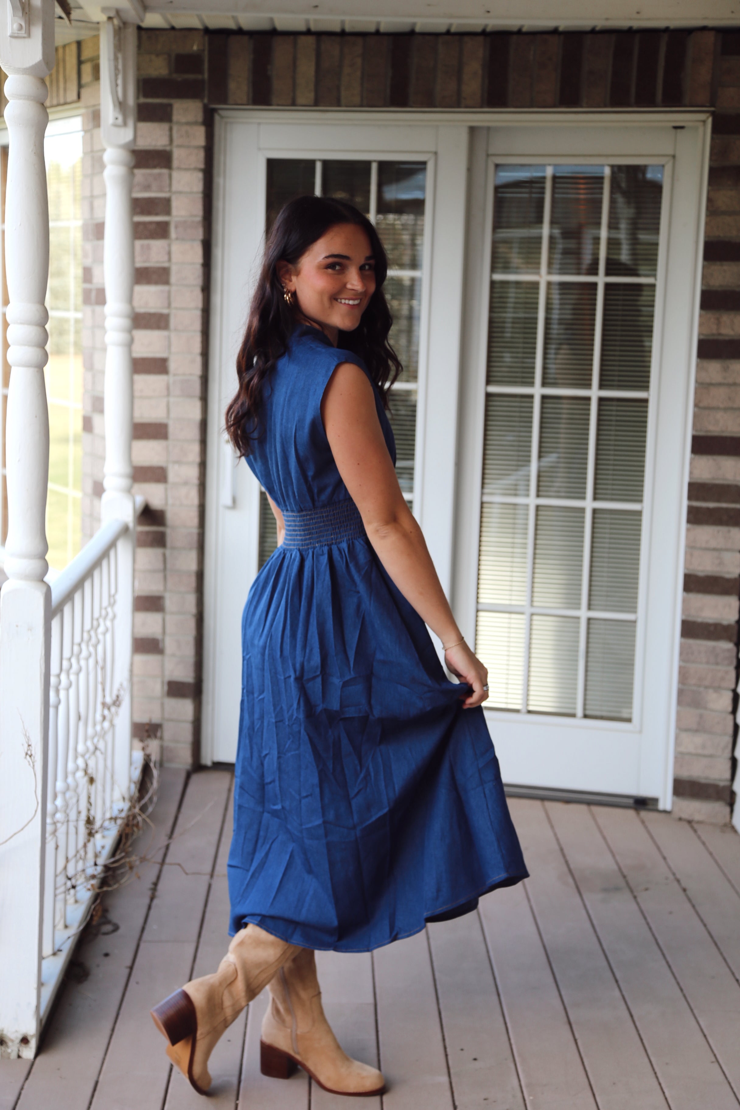 Deep Denim Dress