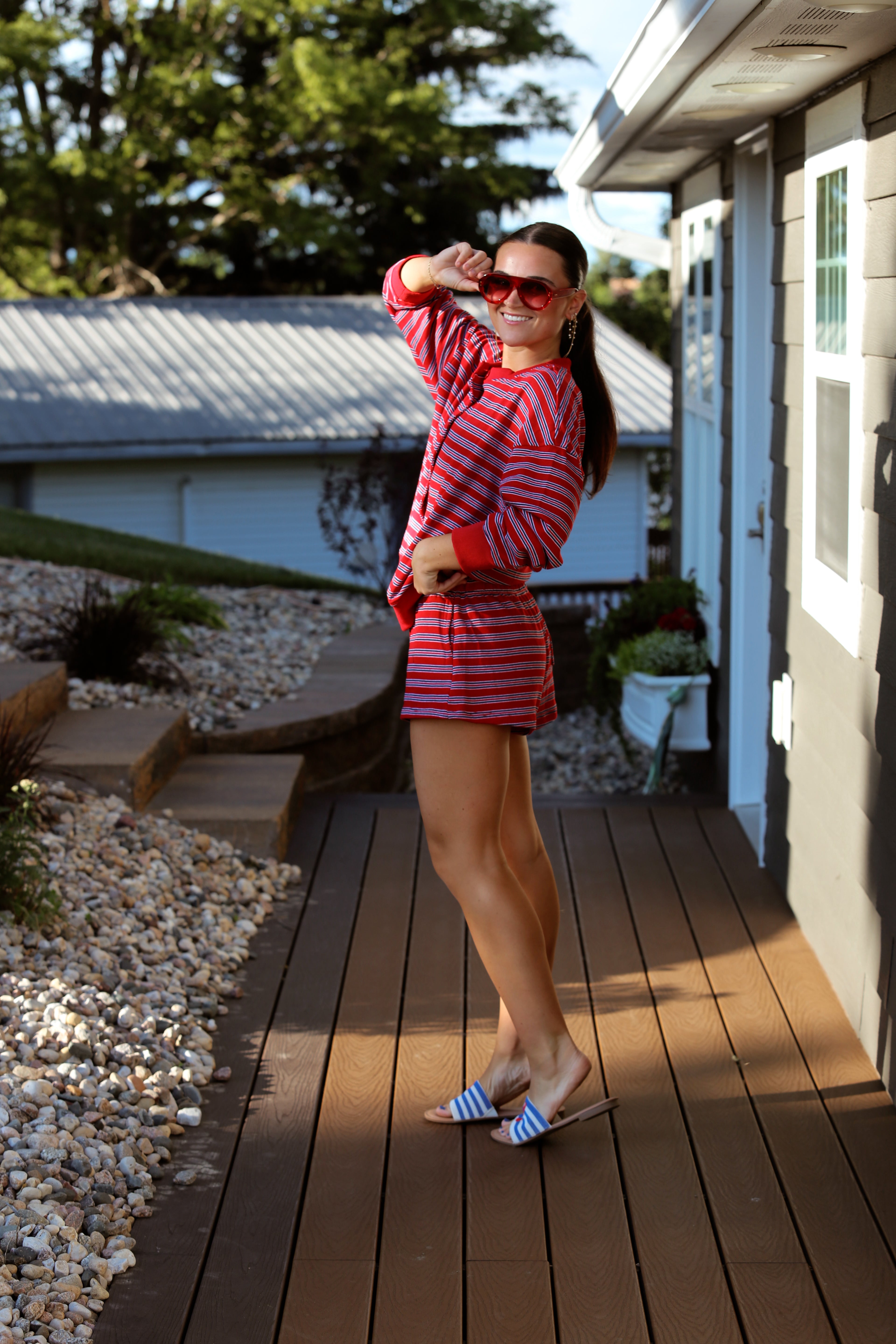Summer Social Striped Sweater