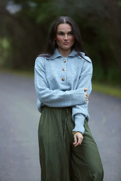 Button Cutie Sweater