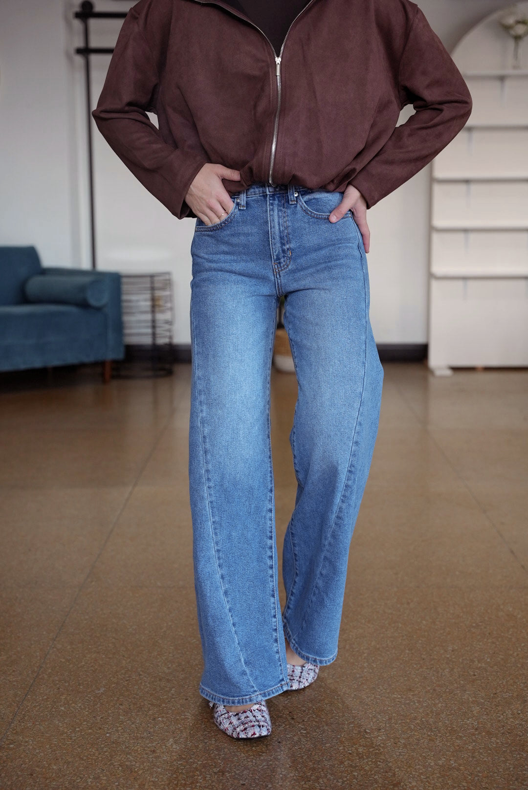 Terry Twisted Wide Leg