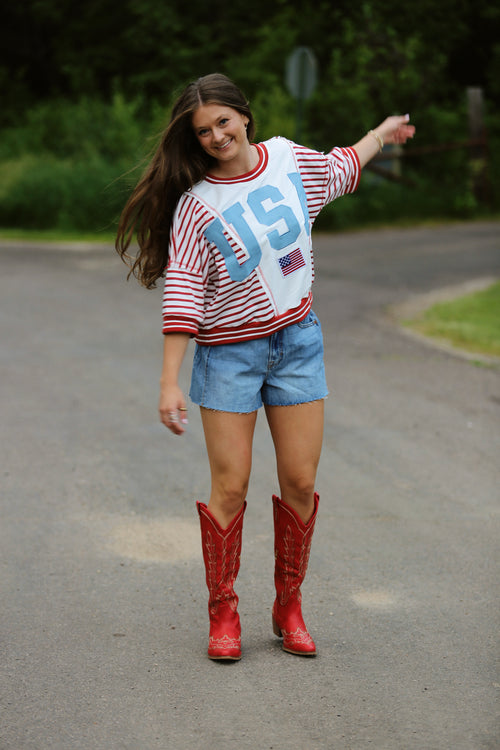USA Letter Sweatshirt