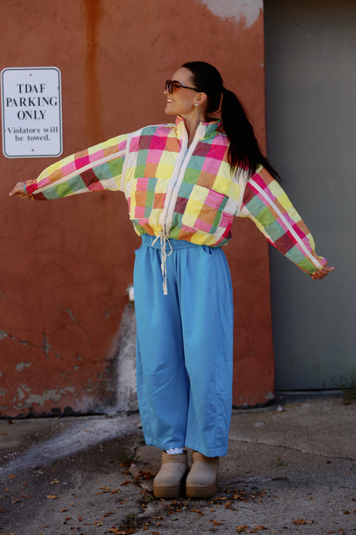 Pipper Plaid Padded Jacket