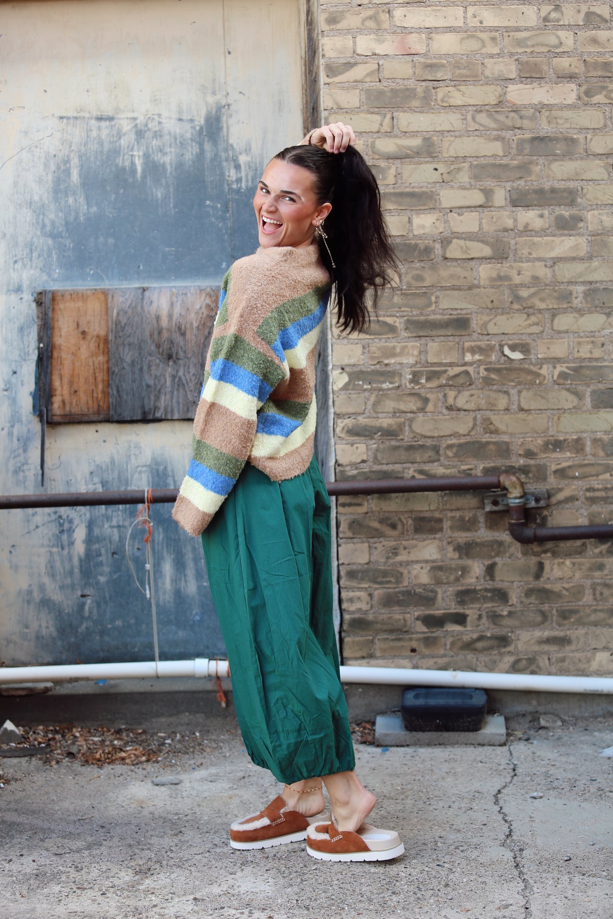 Fall Knit Stripe Sweater