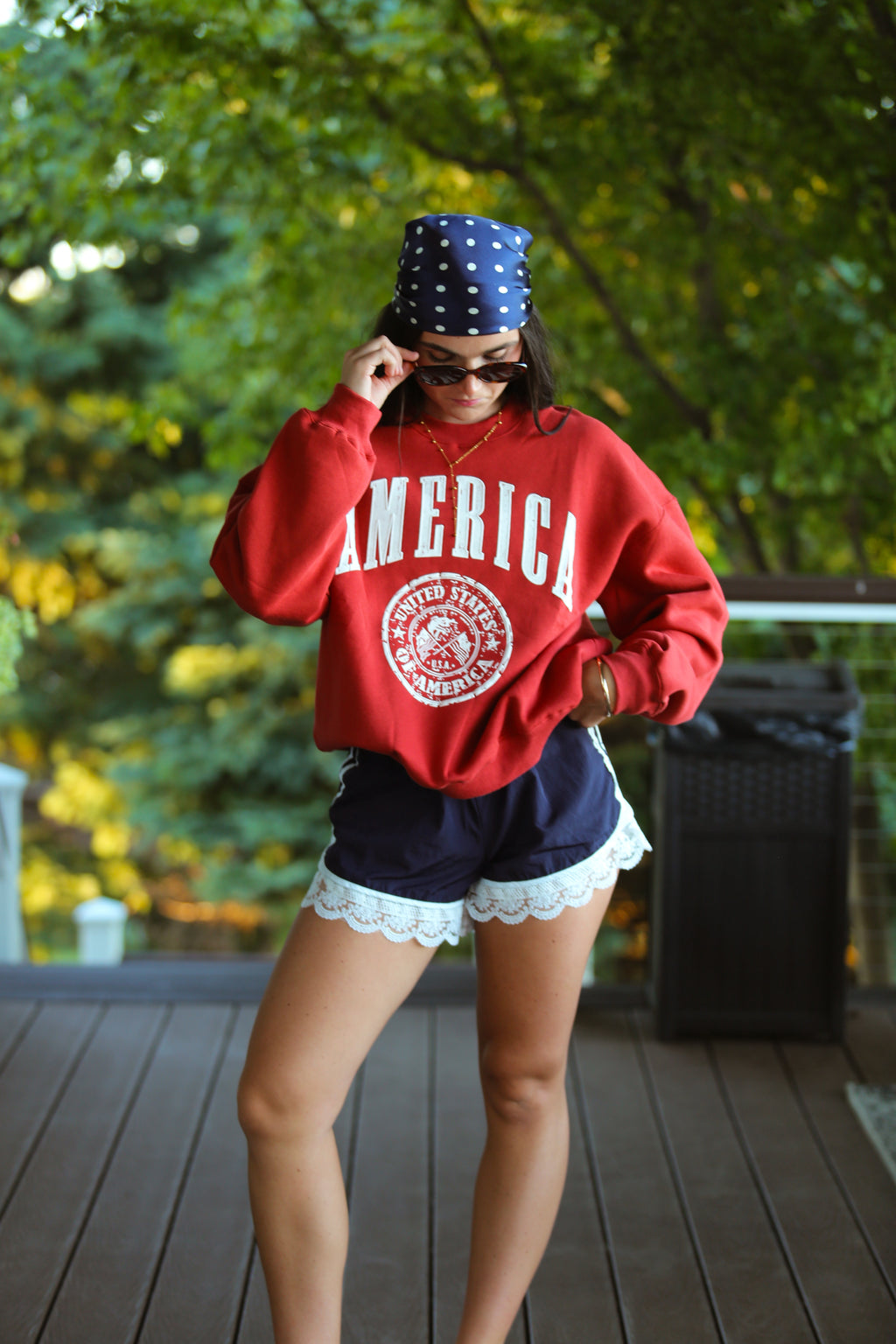 America Graphic Pullover