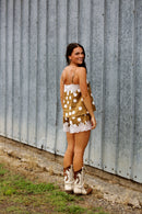 Brown Dot Lace Set