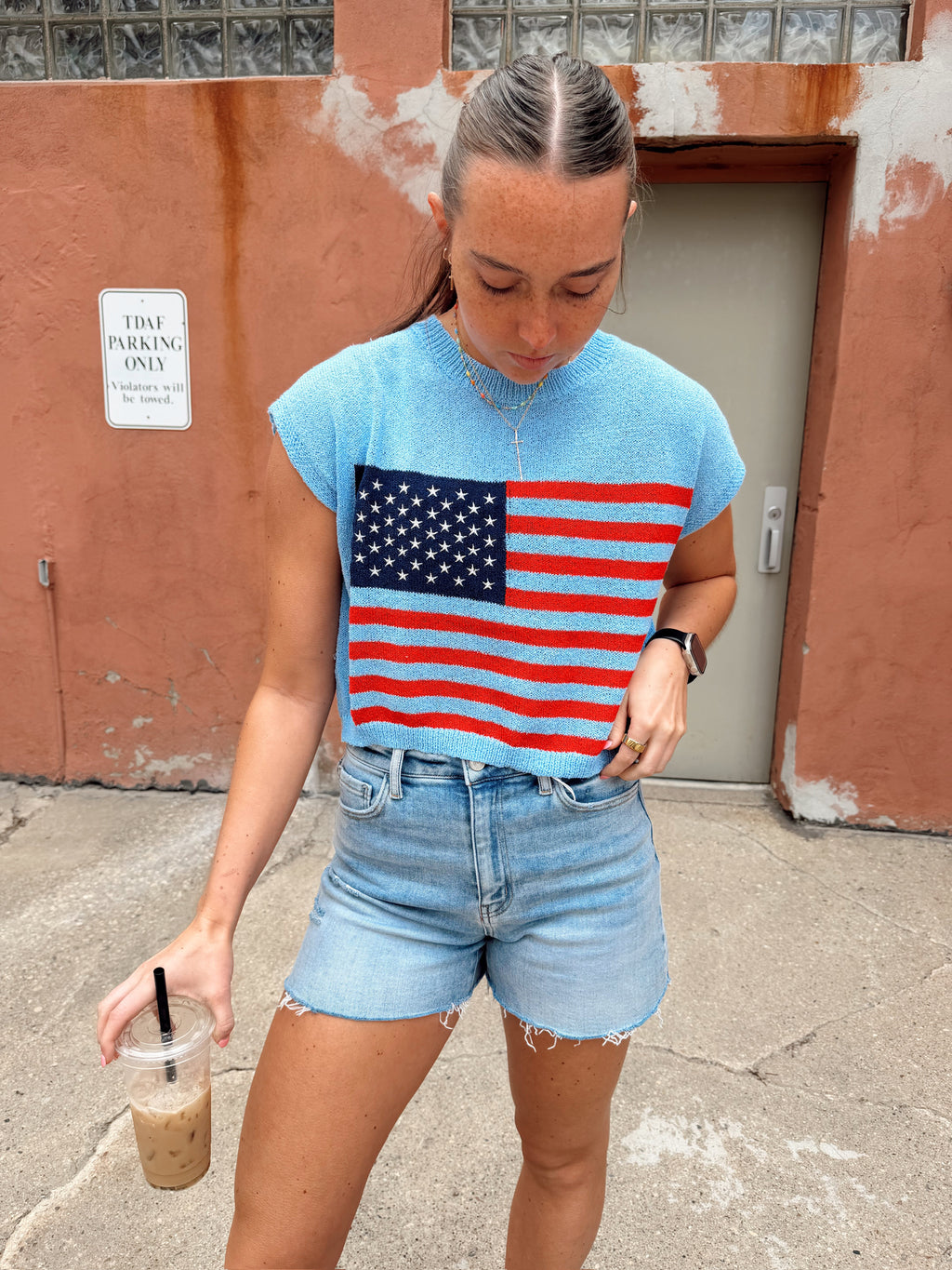 Blue Skies Flag Top