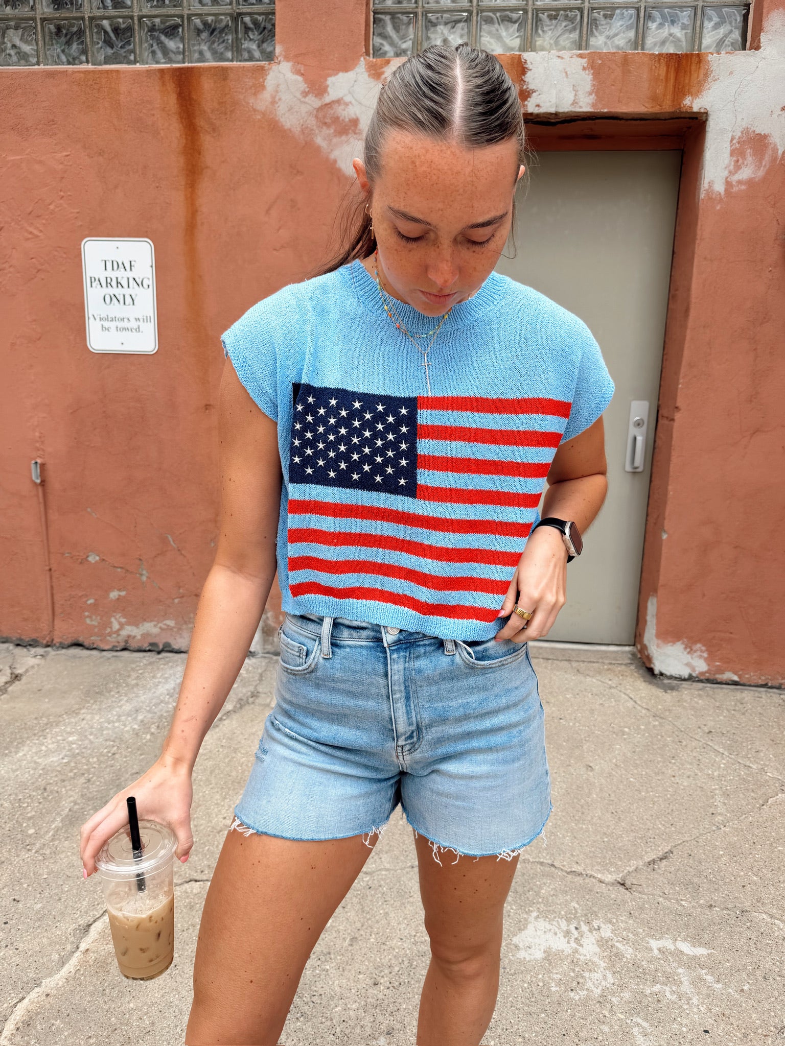 Blue Skies Flag Top