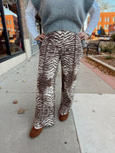 Animal Print Wide Leg