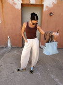 Soft Knit Barrel Pants