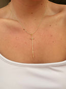 Modern Cross Necklace
