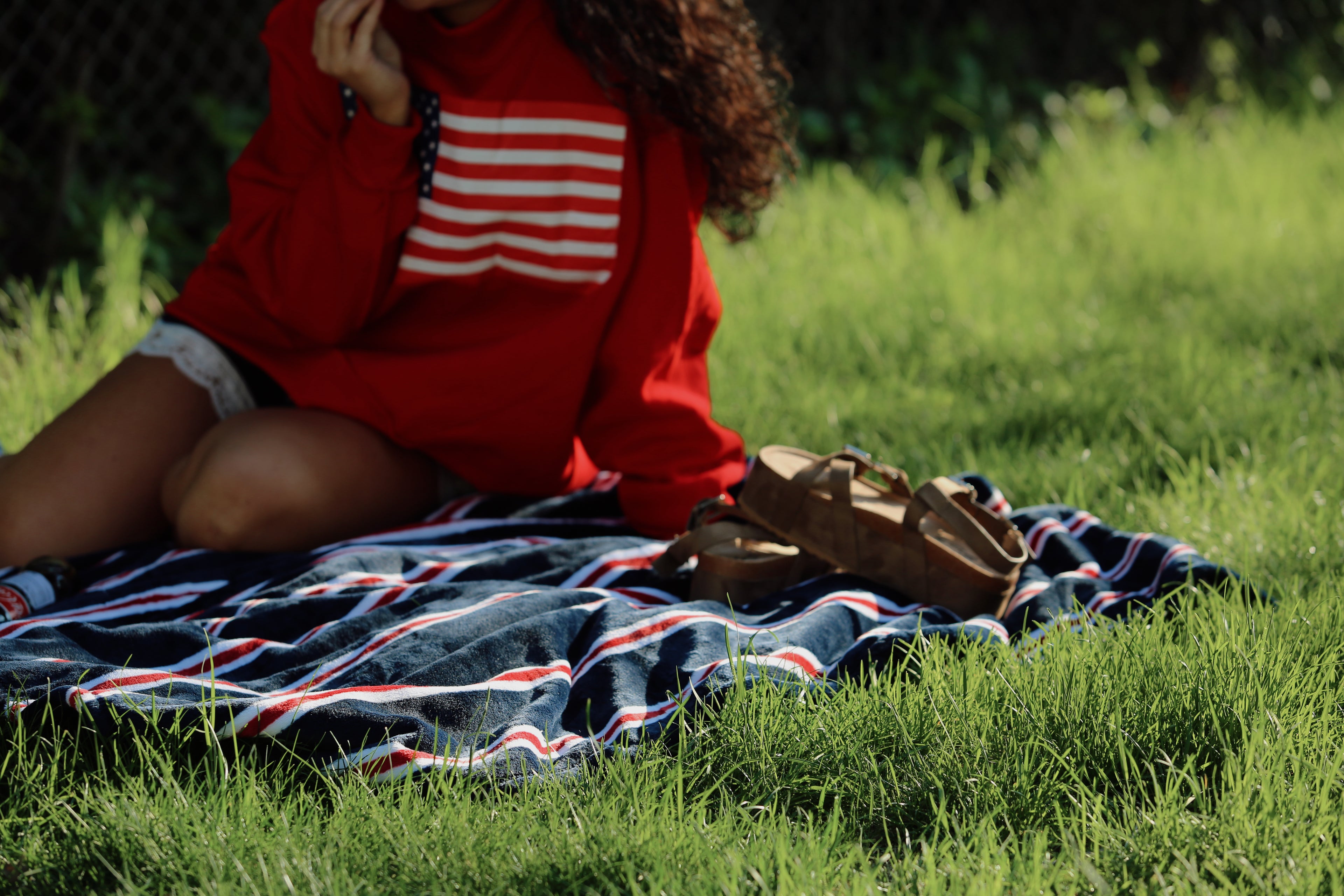 USA Mock Neck