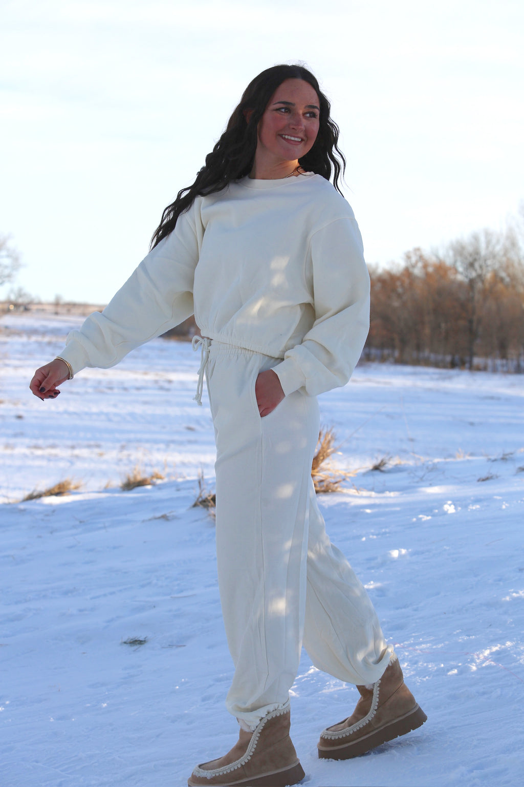 Harper Cropped Sweatshirt