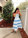 Strapless Tiered Dress