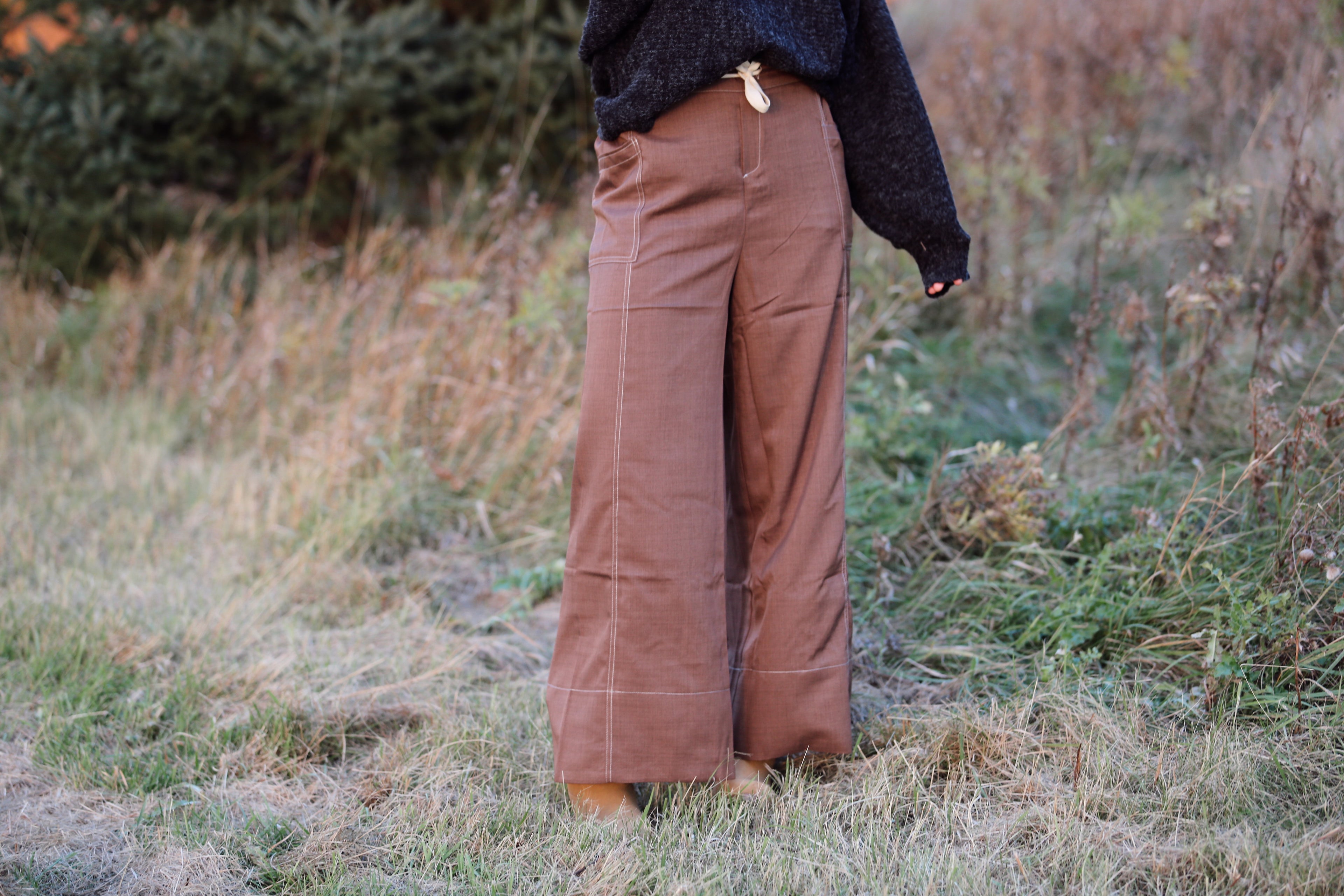 Mocha Wide Leg Pant