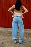 Studded Barrel Pants