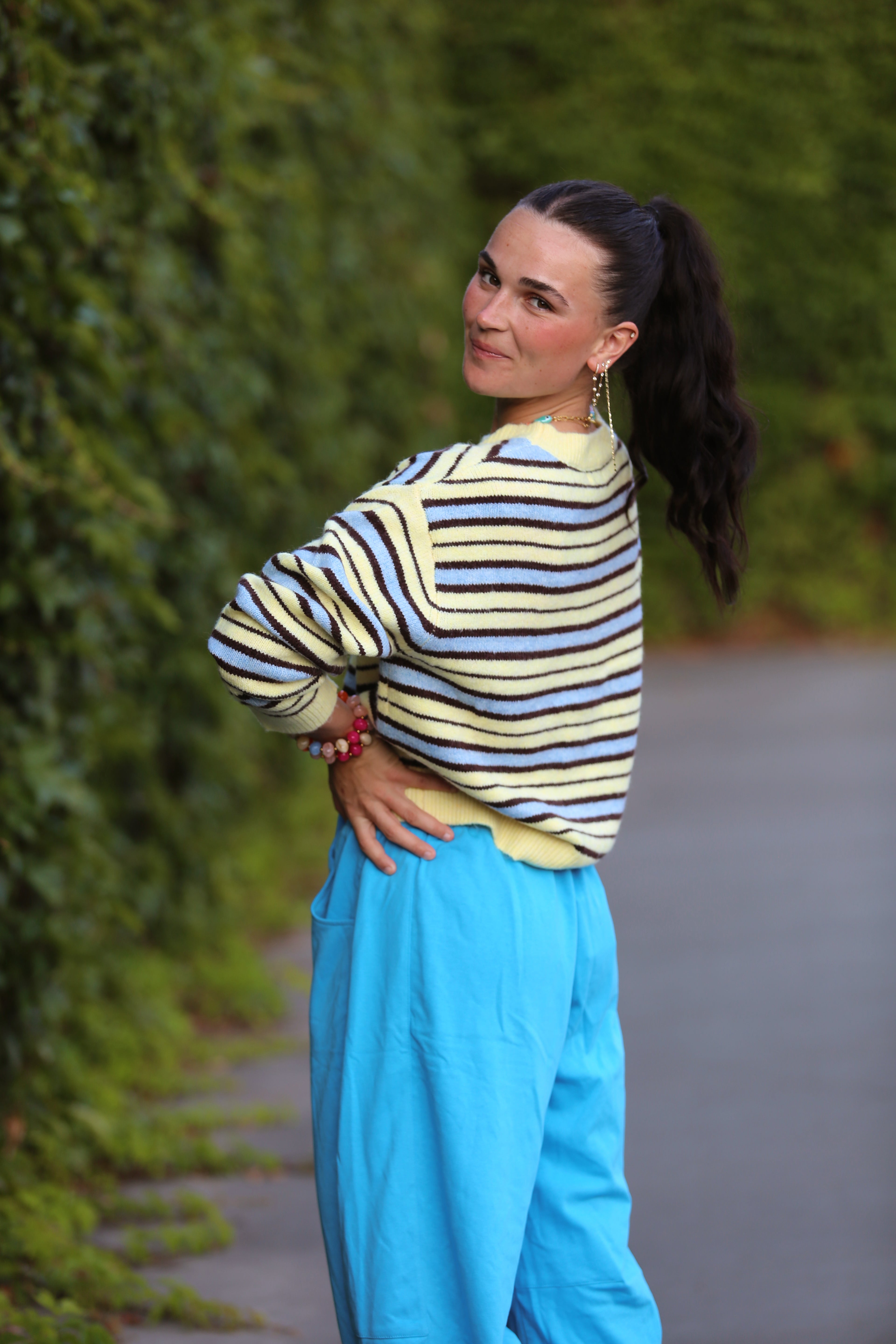 Mable Stripe Crewneck