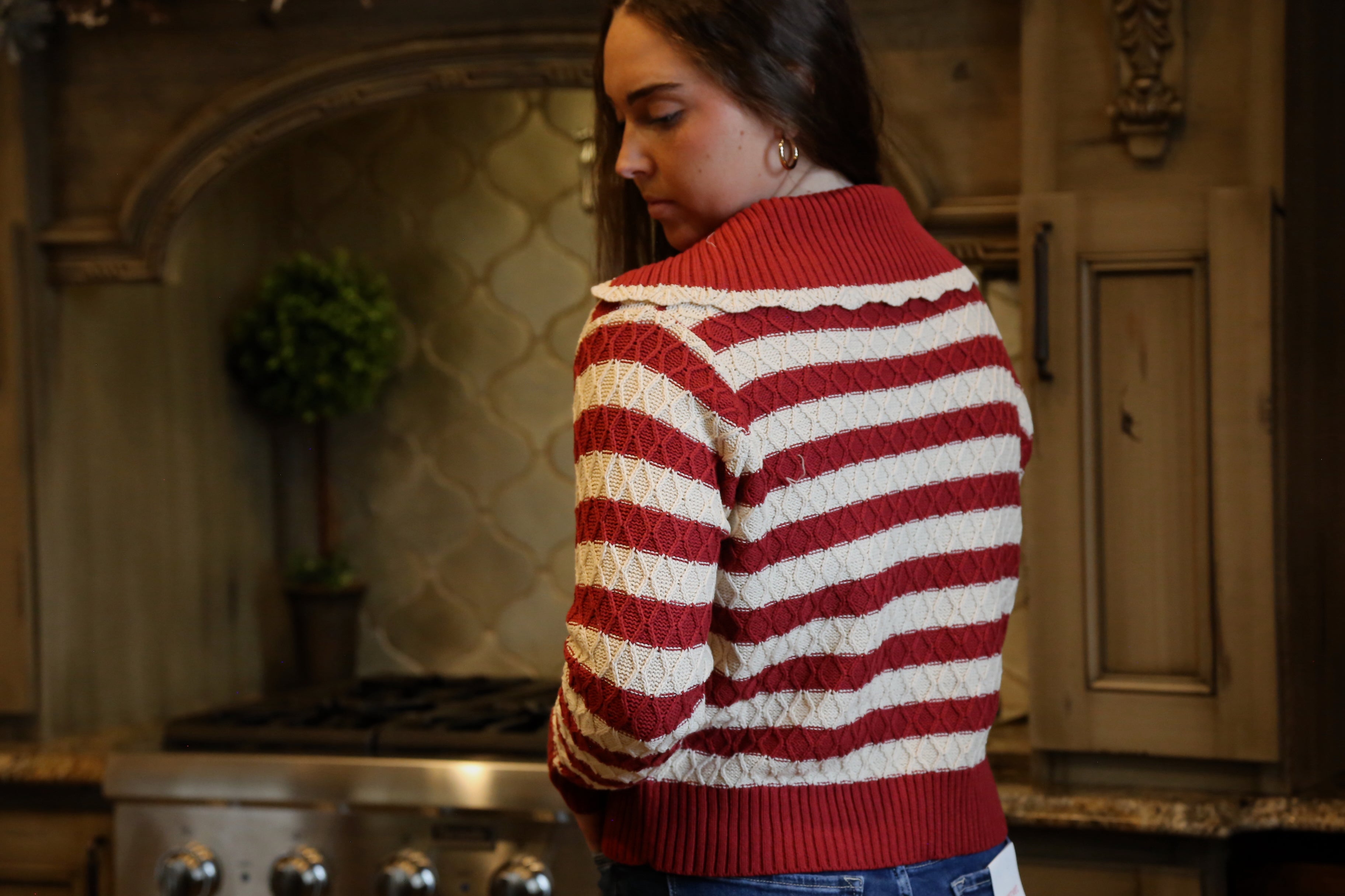 Callie Cable Knit Sweater