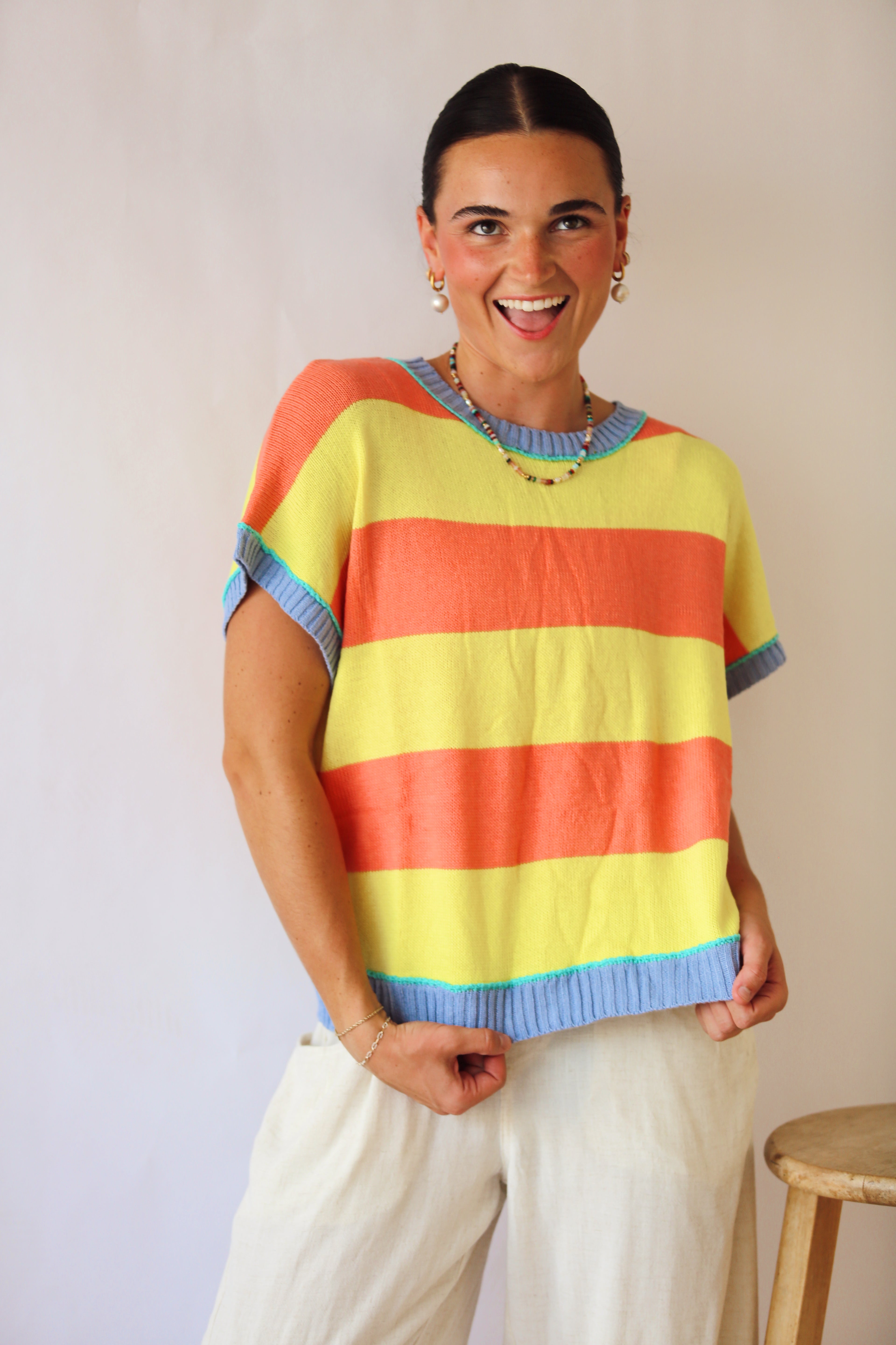 Sunset Stripe Sweater