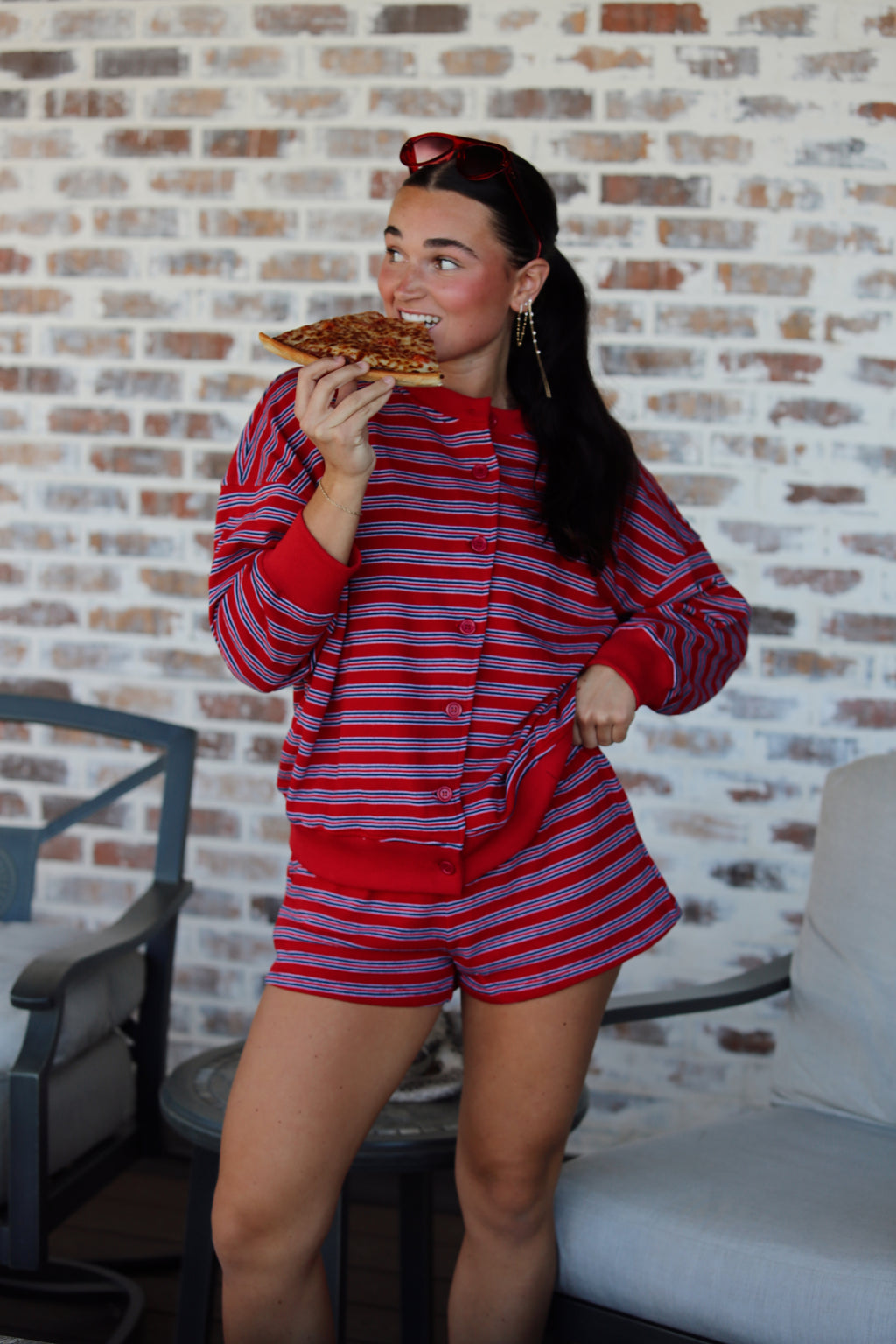 Summer Social Striped Sweater