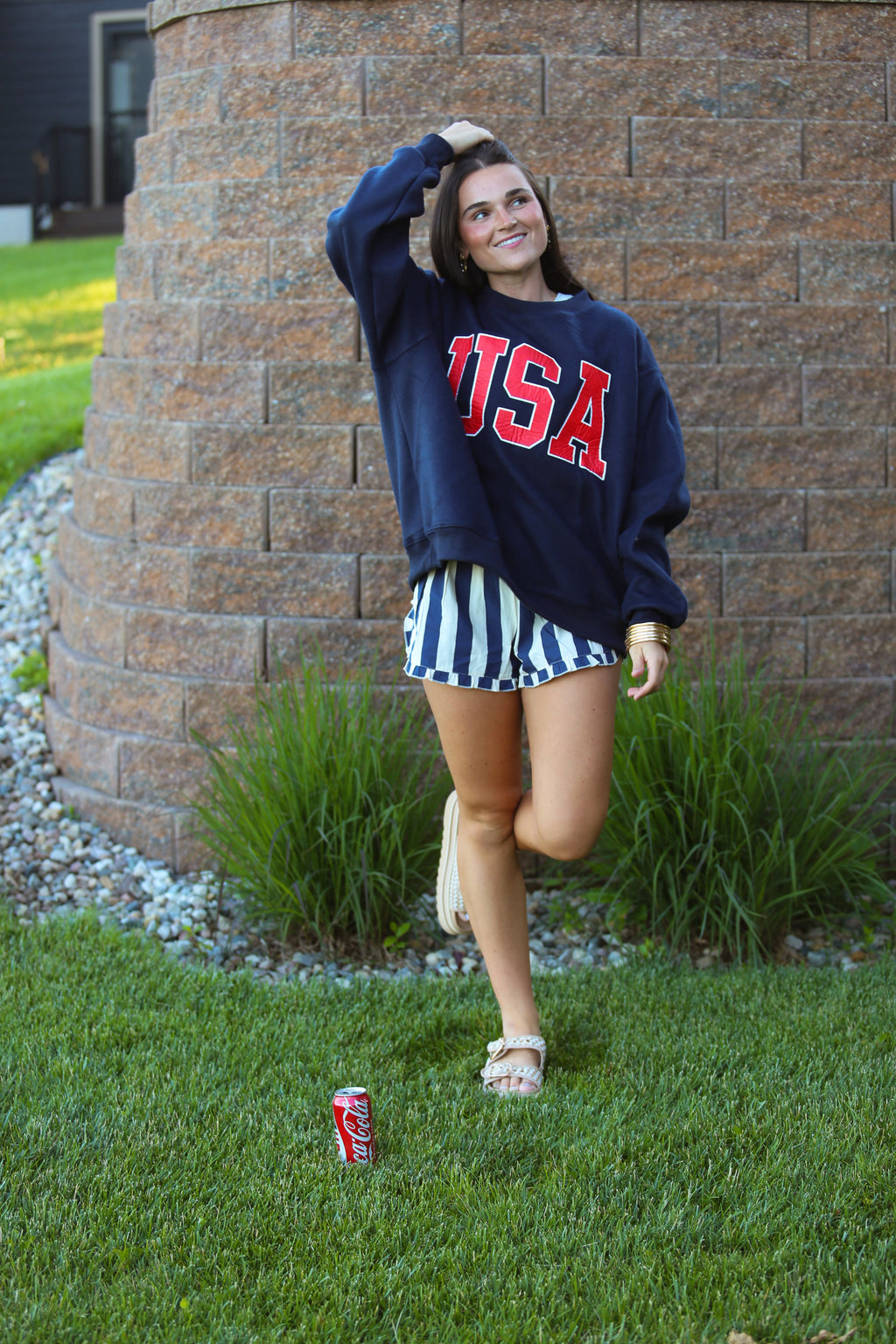 USA Mock Neck